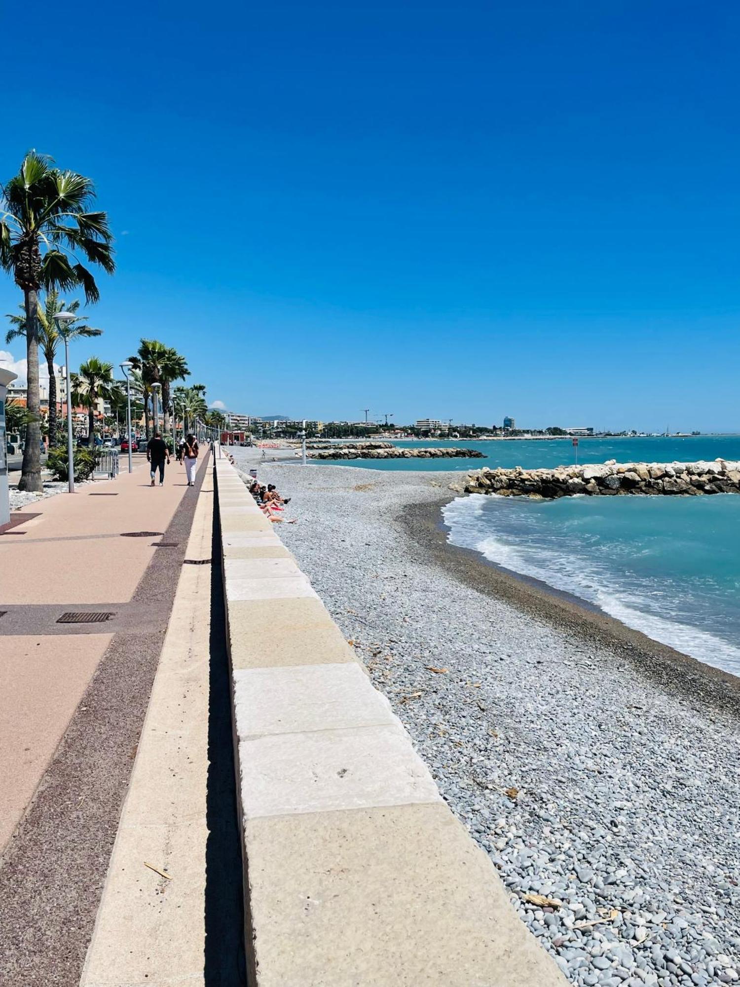 Cocon Douillet Face A La Mer De Cagnes Sur Mer 아파트 외부 사진